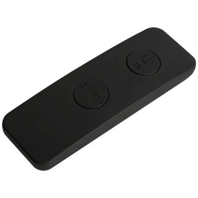 Une télécommande noire avec deux boutons : un symbole Marche/Arrêt en haut, 'CW/WW' en dessous.