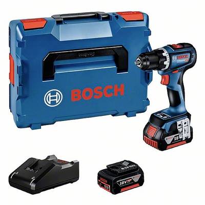 Perceuse-visseuse sans fil Bosch Professional GSR 18V-90 C 06019K6004  18 V 4.0 Ah Li-Ion + 2 batteries, + chargeur, + m
