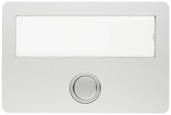 Grothe 55641 Sonnette avec porte-nom aluminium