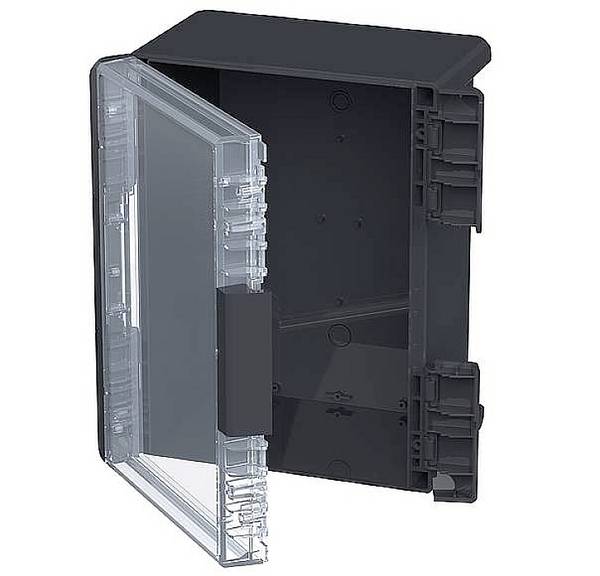 Bopla B 233016 PC-V0-G 7024 Bocube 96028574 Boîtier d'extérieur 239 x 300 x 160 Polycarbonate V0 gris graphite (RAL 7024) 1 pc(s)