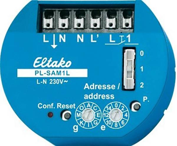 PL-SAM1L Eltako  Actionneur    encastré Puissance de coupure (max.) 2000 W