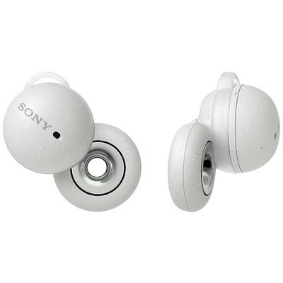 Sony LinkBuds   Oreillette Bluetooth Stereo blanc Suppression du bruit du microphone micro-casque, boîtier de charge, vo