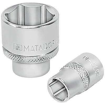 Deux boulons en argent métalliques, avec l'inscription 'MATADOR' précisément gravée. L'un montre une vue latérale, l'autre une vue de face.