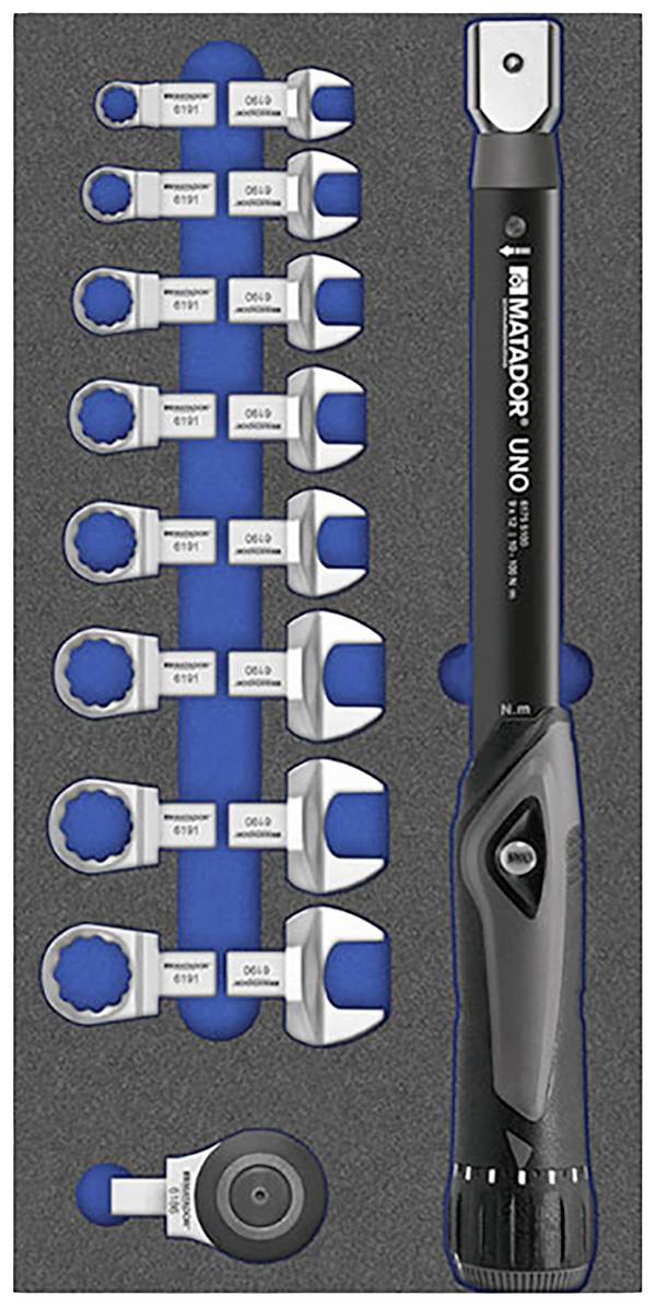 Matador Schraubwerkzeuge 81646176 Jeu d'outils MTS R: Drehmomentwerkzeuge, 18-tlg.  1 set