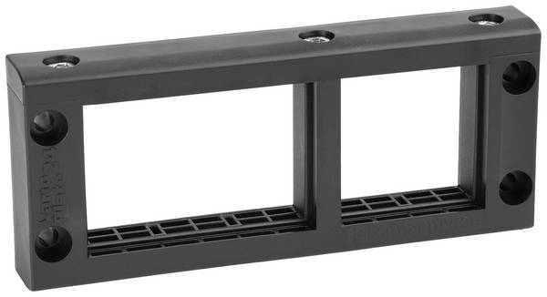HellermannTyton VarioPlate-24_Frame-PL-BK Cadre pour passe-câbles sans halogène plastique noir 1 pc(s)