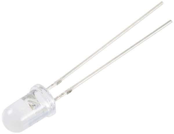 TRU COMPONENTS LED blanc chaud rond 5 mm 4200 mcd 100 ° 20 mA 2.9 V