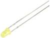 TRU COMPONENTS LED jaune rond 3 mm 330 mcd 30 ° 12 mA 5 V