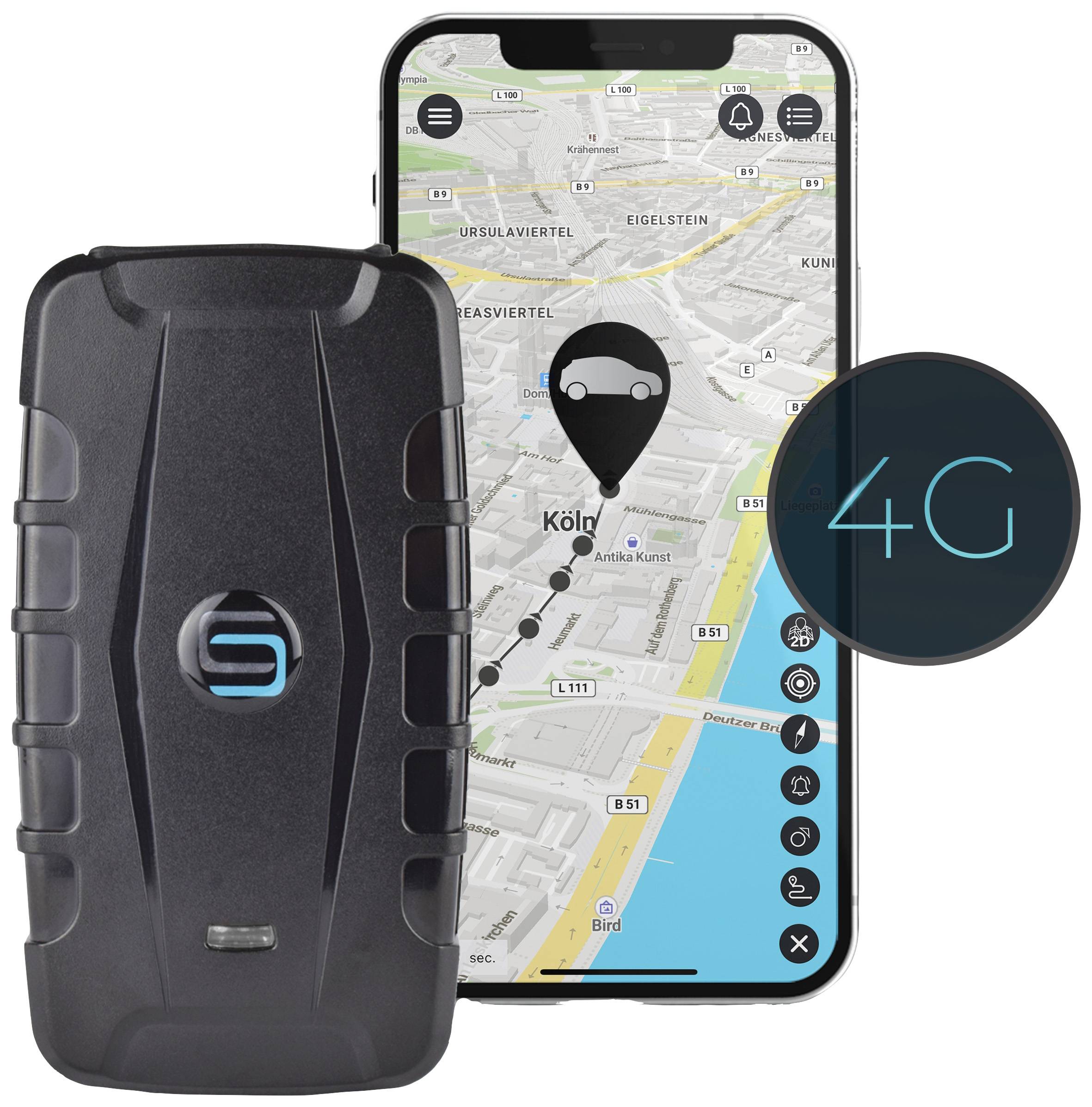 Paj gps Traqueur GPS Avec Salind 11 4G Technologie Noir