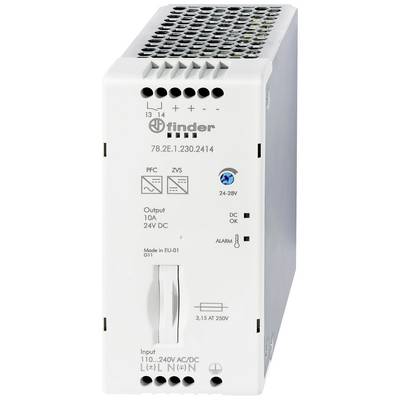 Relais industriels avec voyants LED, spécifications techniques pour tension d'entrée et de sortie, marquage CE en haut.