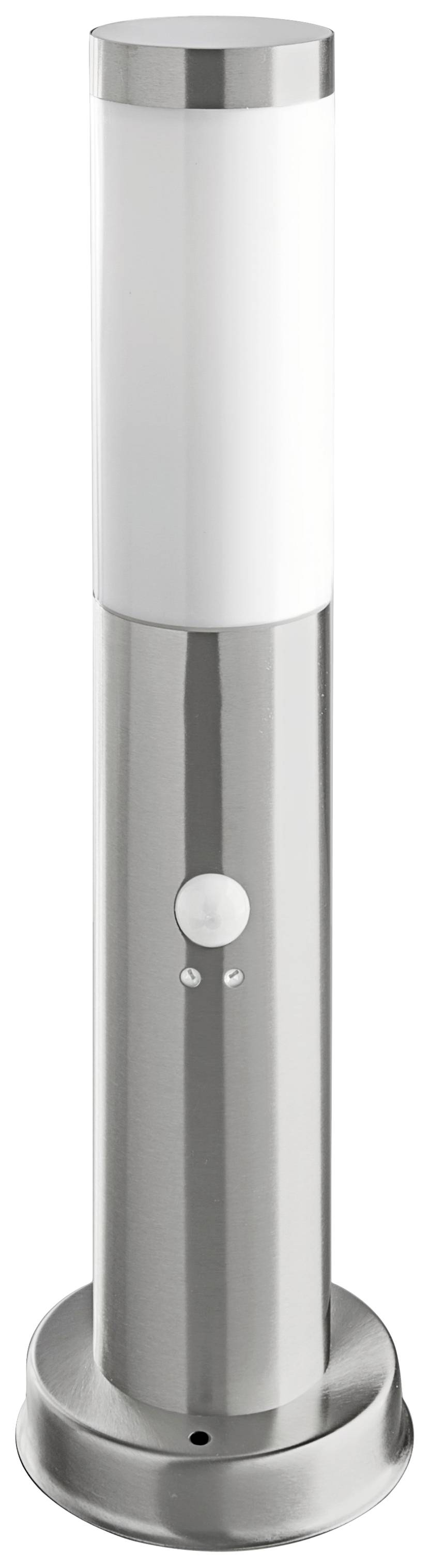 Lampadaire avec détecteur de mouvement Heitronic 36640 Larisa LED E27 acier inoxydable