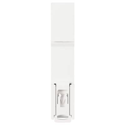 Un clip ou attache blanc au design simple, pouvant être utilisé pour la fixation ou le scellement.