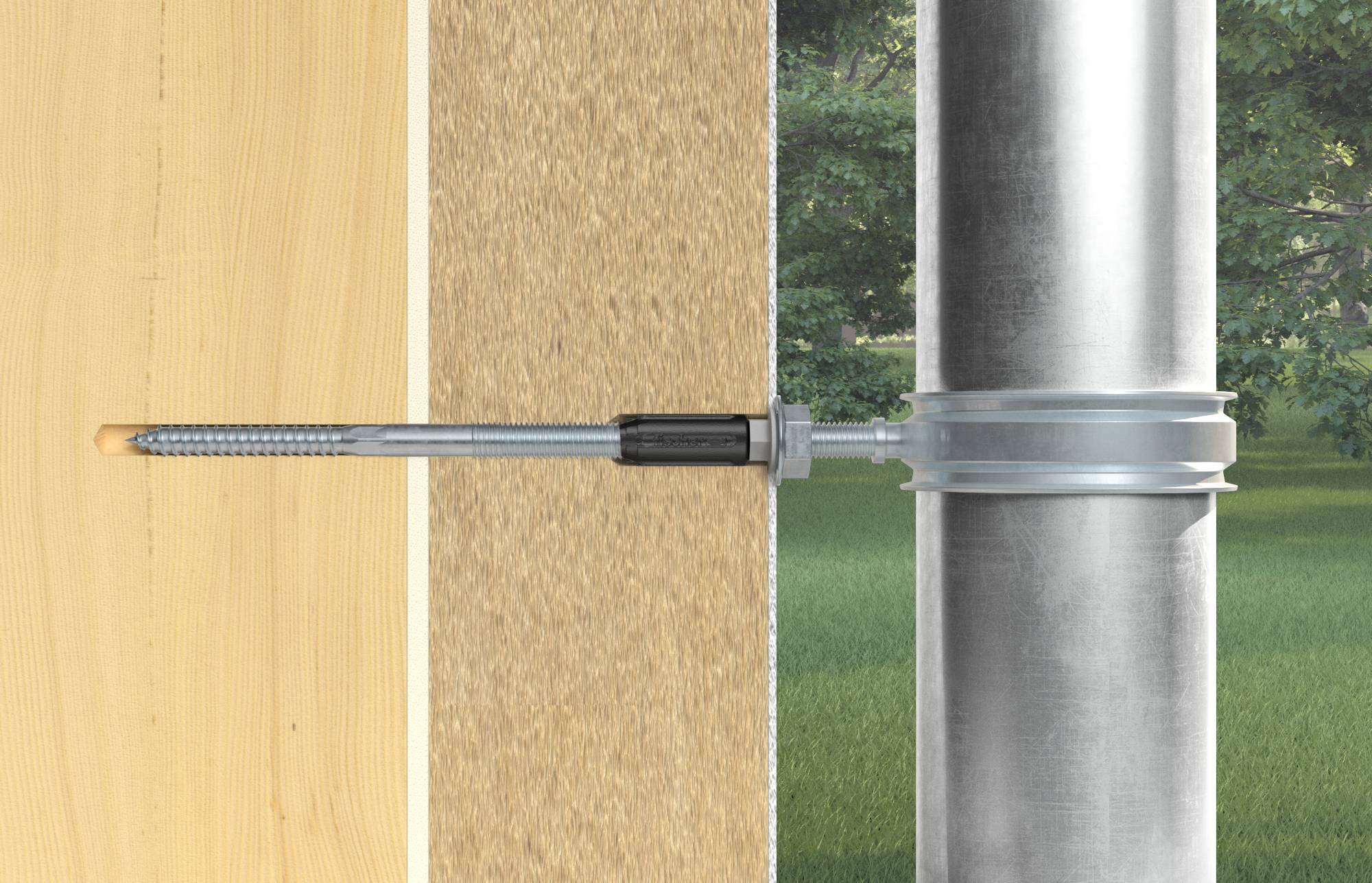 Fischer 512173 TherMax 10/120 M10 Système de montage à distance 180 mm 22 mm 2 pc(s)-4