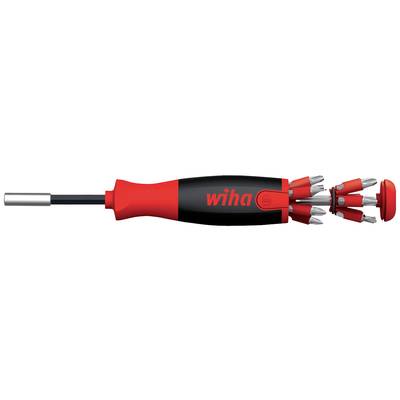 Wiha LiftUp 25 Jeu de tournevis 12 pièces 6 pans intérieurs, cruciforme Phillips, vis Pozidriv, vis à fente, TORX