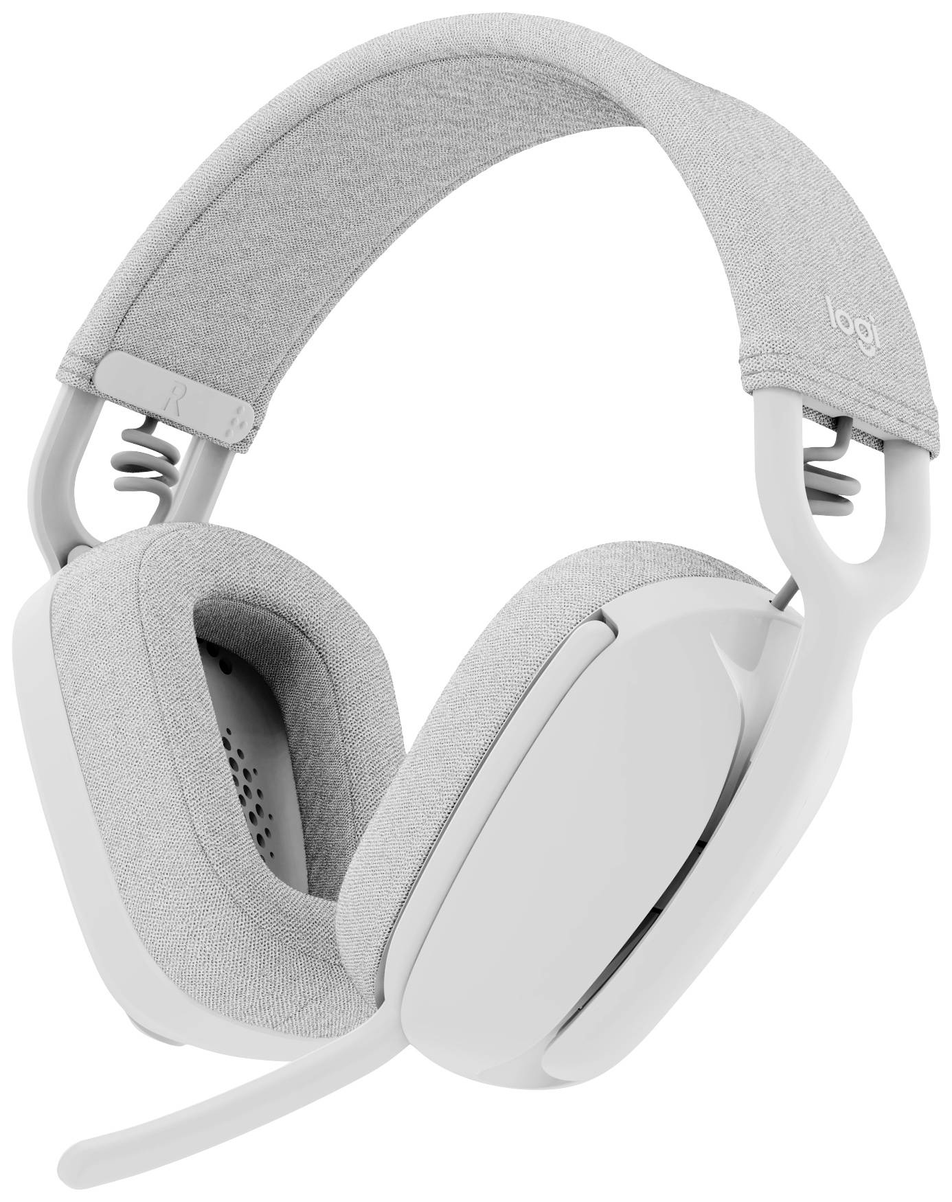 Logitech ZONE VIBE 100 Micro-casque supra-auriculaire Bluetooth Stereo blanc Suppression du bruit du microphone, Noise C