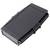 Un boîtier USB noir et rectangulaire. Il présente des angles arrondis et est conçu pour accueillir des composants électroniques.