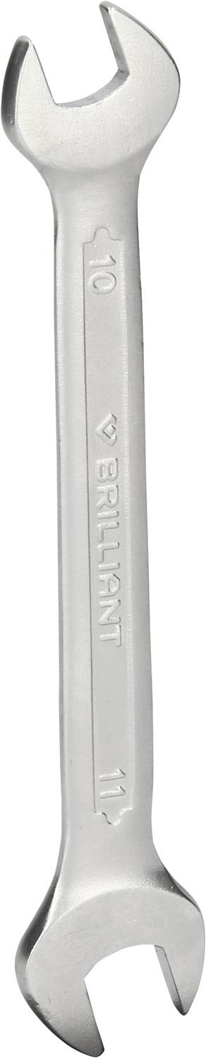 Brilliant Tools BT010902 BT010902 Clé à fourche double Ouverture de clé (métrique) 10 - 11 mm