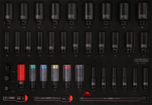 KS Tools 8110039 Set de douilles  1/2" 39 pièces 811.0039