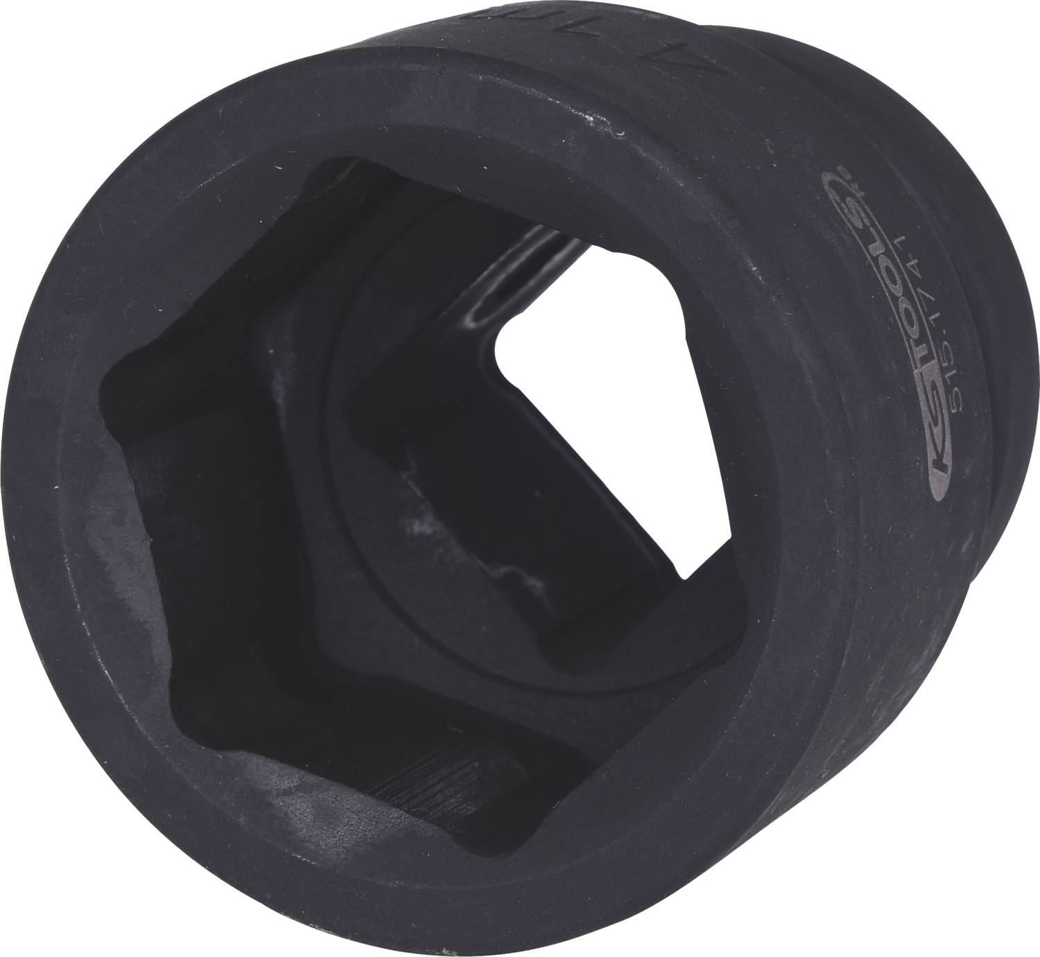 Un embout noir pour douille, adapté pour une utilisation avec une clé dynamométrique ou une clé à cliquet, permettant de desserrer des écrous et des vis.