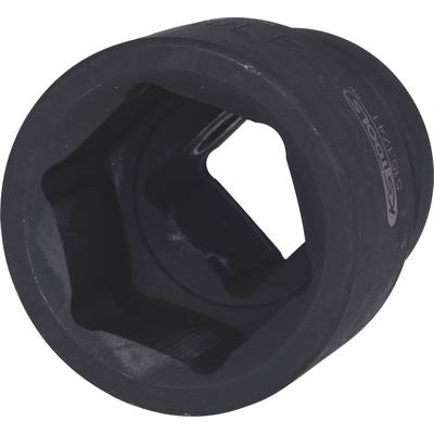 Un embout noir pour douille, adapté pour une utilisation avec une clé dynamométrique ou une clé à cliquet, permettant de desserrer des écrous et des vis.