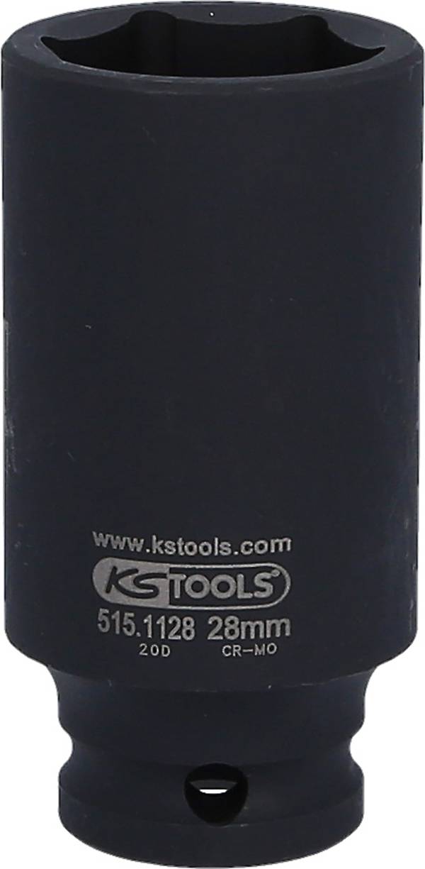 KS Tools 5151128 515.1128 hexagonal Douille à choc  28 mm  28 mm   1/2" (12.5 mm)