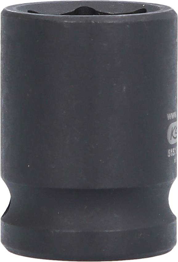 Un embout de clé à douille noir, de forme cylindrique, fabriqué dans un matériau robuste, probablement destiné à des outils ou à des applications mécaniques.