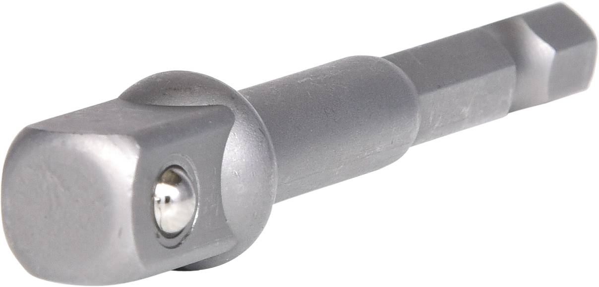 Porte-embouts métallique avec dispositif à roulement à billes pour la fixation sécurisée des tournevis, adapté aux outils électriques.