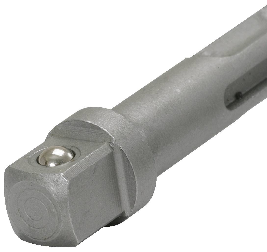 Adaptateur métallique à tête hexagonale et fermeture à bille, à utiliser avec des perceuses électriques ou des clés à molette.
