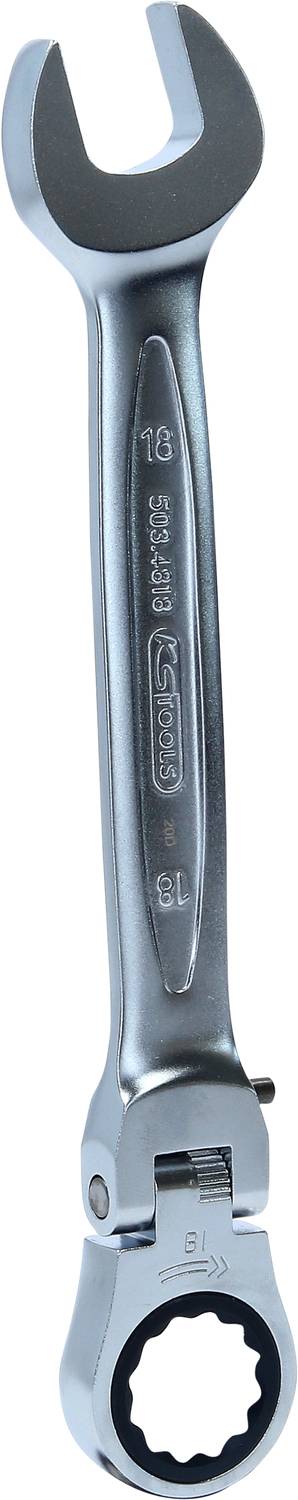 KS Tools 503.4818 5034818 Clé mixte à cliquet annulaire Ouverture de clé (métrique) 18 mm
