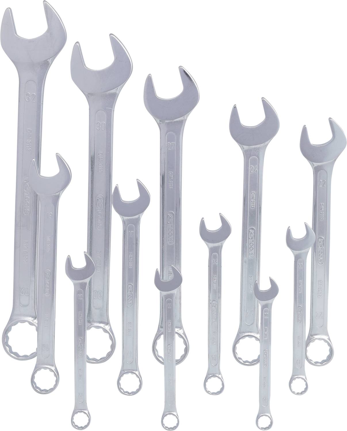 KS Tools 517.0085 5170085 Jeu de clés mixtes Ouverture de clé (métrique) 10 - 32 mm