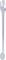 Une clé à molette en argent avec une extrémité ouverte et une extrémité à anneau, utilisée pour serrer ou desserrer des vis et des écrous.