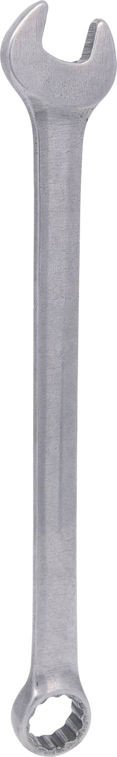 Clé à molette en métal avec ouverture ouverte et fermée, forgée pour le serrage de vis.