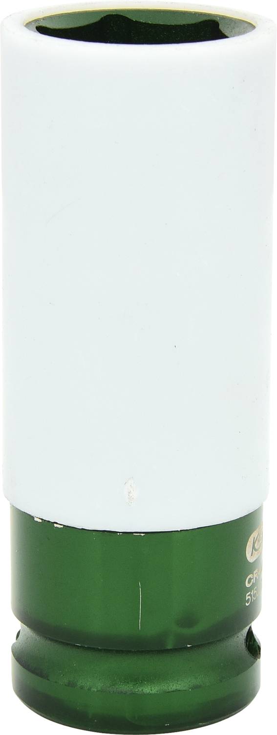 Un manchon vert et blanc pour applications d'outils, de forme cylindrique, lisse, potentiellement adapté aux travaux automobiles ou électriques.