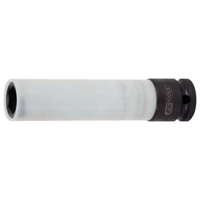 Une clé à ergots blanche avec tête noire de KS Tools, adaptée pour une utilisation dans l'entretien et la réparation automobile.