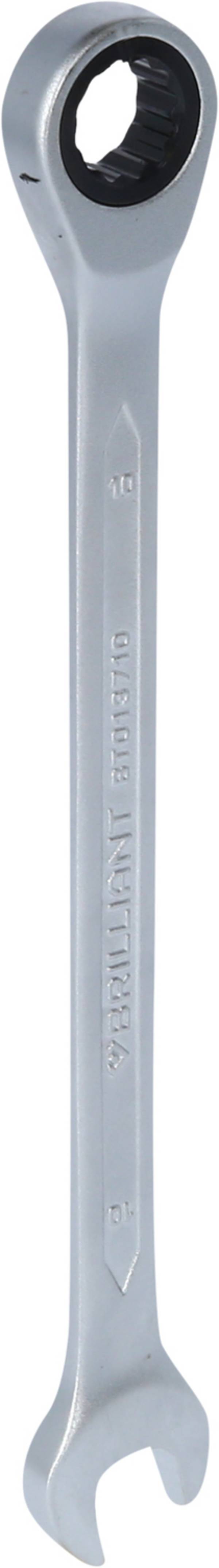 Brilliant Tools BT013710 BT013710 Clé à cliquet  Ouverture de clé (métrique) 10 mm