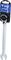 'Brilliant Tools Clé à cliquet BT013824, 24 mm' sur étiquette noire et bleue. Outil combinant une clé à anneau et une clé plate.