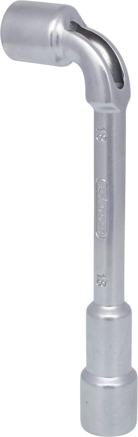 Une clé Allen en L en métal de 18 mm. Couramment utilisée pour desserrer des écrous ou des vis.