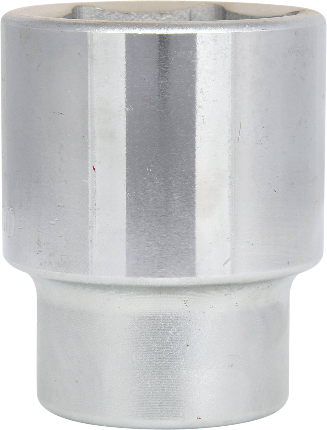 Cylindre métallique argenté à surface lisse et partie supérieure plus large. Adapté pour des fixations mécaniques ou des applications de connexion.