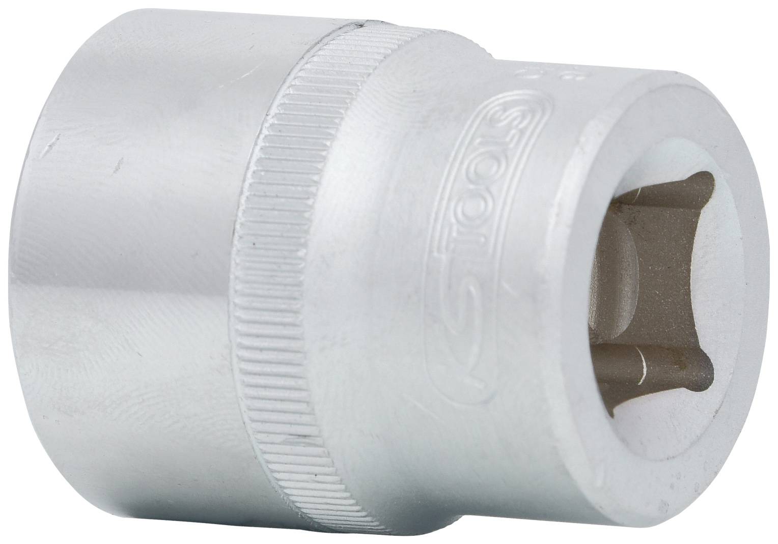 Écrou métallique à surface striée. Développé pour être utilisé avec des clés à molette pour la fixation des écrous et des boulons.