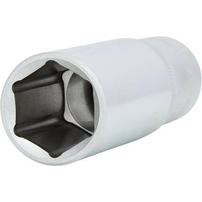 Une clé hexagonale en argent, utilisée pour desserrer ou serrer des écrous et des vis.