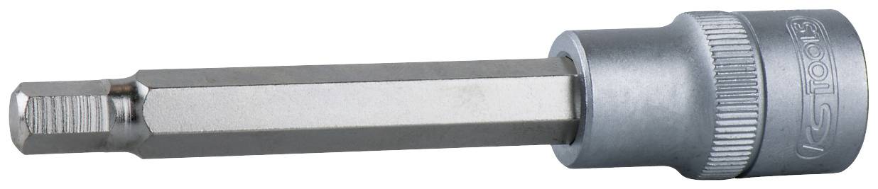Un embout de tournevis hexagonal en métal, adapté aux tournevis ou aux perceuses, pour une utilisation dans des travaux de construction ou de réparation.