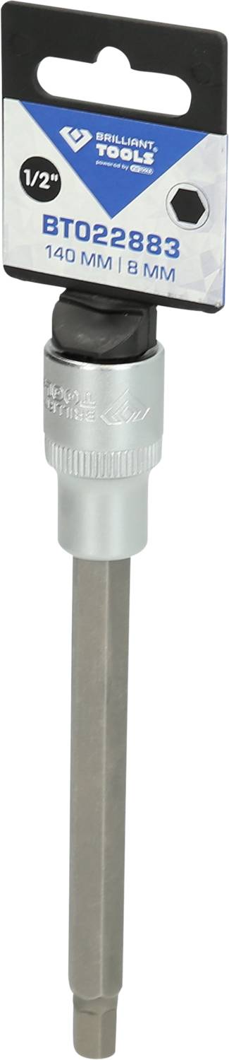 Rallonge pour embout métallique 1/2 pouce, longueur 140 mm, numéro d'article BT022883.