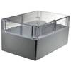 Camdenboss 7200-2025C Boîtier universel 240 x 160 x 120 Polycarbonate gris, transparent 1 pc(s)