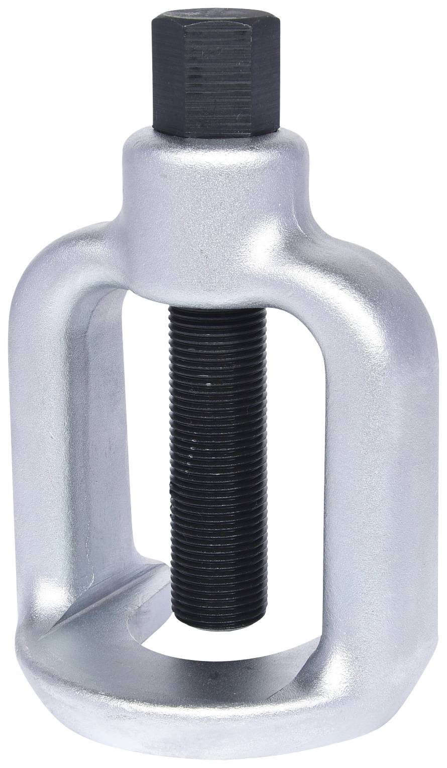 Extracteur métallique avec filetage et poignée robustes. Utilisé pour séparer des pièces fortement assemblées, comme des rotules.