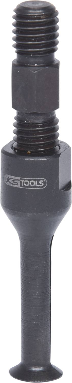 Un outil métallique avec une poignée cylindrique et une tige filetée en haut. Le logo 'KS TOOLS' est imprimé sur le corps.