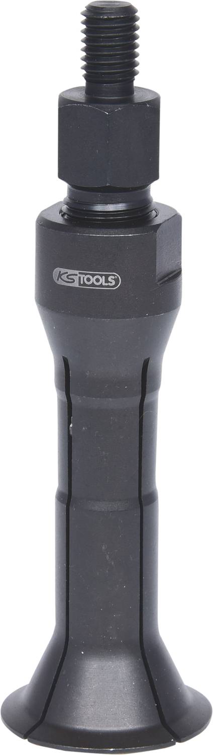 Un outil noir de KS Tools, de forme cylindrique avec une vis sur le dessus, probablement un extracteur ou un outil de montage spécialisé.