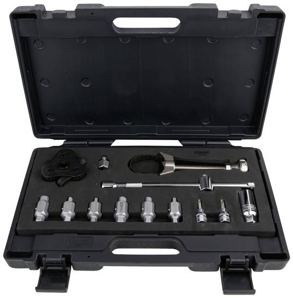 KS Tools 150.9300 Jeu de bouchons de vidange d'huile et de filtres à huile, 13 pcs