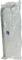 Emballage en plastique avec une pièce métallique courbée et un embout rond, probablement une pièce de rechange ou un accessoire.