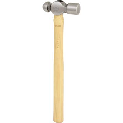 Un marteau avec un manche en bois et une tête en métal.