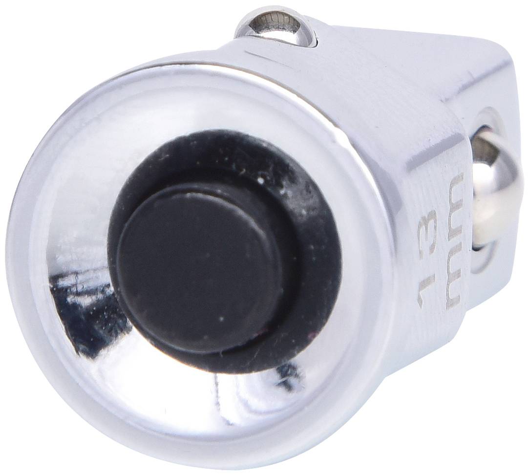 Douille métallique de 13 mm, adaptée aux travaux de vissage et aux applications d'outillage.