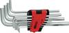 KS Tools 1515020 6 pans intérieurs Jeu de clés mâles coudées 1/16 pouces, 5/64 pouces, 3/32 pouces, 1/8 pouces, 5/32 pouces, 3/16 pouces, 7/32 pouces, 1/4 pouces, 5/16 pouces, 3/8 pouces 10 pièces